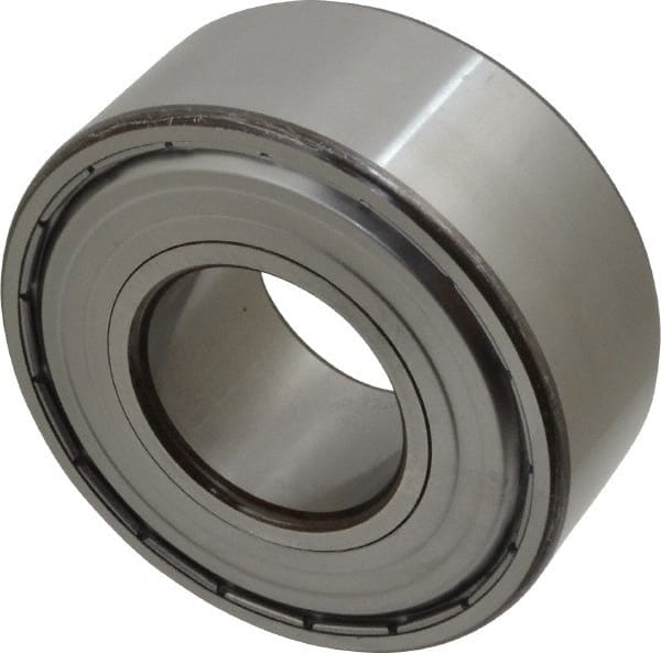 SKF - 50mm Bore Diam, 110mm OD, Double Shield Angular Contact Radial Ball Bearing - 44.4mm Wide, 2 Rows, Round Bore, 64,000 Lb Static Capacity, 85,200 Lb Dynamic Capacity - Exact Tooling