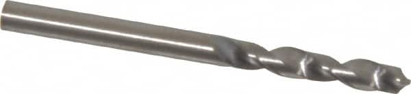Hertel - #33, 118° Drill Point, 2.87mm Shank Diam, Fast Spiral Circuit Board Drill Bit - Exact Tooling