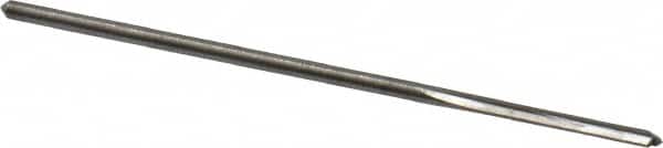Hertel - 0.0455" Solid Carbide 4 Flute Chucking Reamer - Straight Flute, 0.0455" Straight Shank, 3/8" Flute Length, 1-1/2" OAL - Exact Tooling