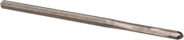 Hertel - 0.0945" Solid Carbide 4 Flute Chucking Reamer - Straight Flute, 0.0945" Straight Shank, 1/2" Flute Length, 2" OAL - Exact Tooling