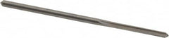 Hertel - 0.0975" Solid Carbide 4 Flute Chucking Reamer - Straight Flute, 0.0975" Straight Shank, 5/8" Flute Length, 2-1/4" OAL - Exact Tooling