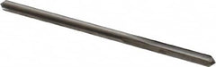 Hertel - 0.1195" Solid Carbide 4 Flute Chucking Reamer - Straight Flute, 0.1195" Straight Shank, 5/8" Flute Length, 2-1/4" OAL - Exact Tooling