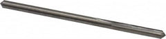 Hertel - 0.1315" Solid Carbide 4 Flute Chucking Reamer - Straight Flute, 0.1315" Straight Shank, 3/4" Flute Length, 2-1/2" OAL - Exact Tooling