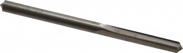 Hertel - 0.202" Solid Carbide 4 Flute Chucking Reamer - Straight Flute, 0.202" Straight Shank, 1" Flute Length, 3" OAL - Exact Tooling