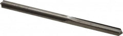 Hertel - 0.202" Solid Carbide 4 Flute Chucking Reamer - Straight Flute, 0.202" Straight Shank, 1" Flute Length, 3" OAL - Exact Tooling