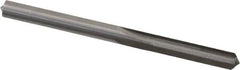 Hertel - 0.225" Solid Carbide 4 Flute Chucking Reamer - Straight Flute, 0.225" Straight Shank, 1" Flute Length, 3" OAL - Exact Tooling