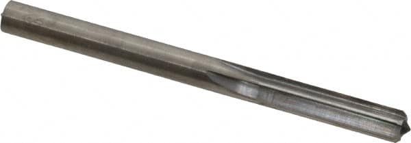 Hertel - 0.267" Solid Carbide 6 Flute Chucking Reamer - Straight Flute, 0.267" Straight Shank, 1-1/8" Flute Length, 3-1/4" OAL - Exact Tooling