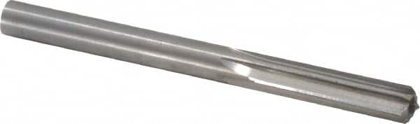 Hertel - 0.276" Solid Carbide 6 Flute Chucking Reamer - Straight Flute, 0.276" Straight Shank, 1-1/8" Flute Length, 3-1/4" OAL - Exact Tooling