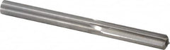 Hertel - 0.276" Solid Carbide 6 Flute Chucking Reamer - Straight Flute, 0.276" Straight Shank, 1-1/8" Flute Length, 3-1/4" OAL - Exact Tooling