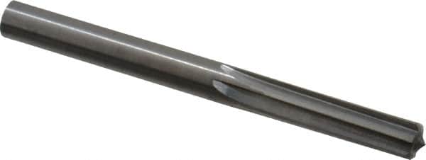 Hertel - 0.293" Solid Carbide 6 Flute Chucking Reamer - Straight Flute, 0.293" Straight Shank, 1-1/8" Flute Length, 3-1/4" OAL - Exact Tooling