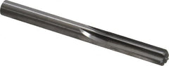 Hertel - 19/64" Solid Carbide 6 Flute Chucking Reamer - Straight Flute, 19/64" Straight Shank, 1-1/8" Flute Length, 3-1/4" OAL - Exact Tooling
