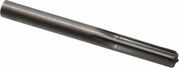 Hertel - 0.305" Solid Carbide 6 Flute Chucking Reamer - Straight Flute, 0.305" Straight Shank, 1-1/8" Flute Length, 3-1/4" OAL - Exact Tooling