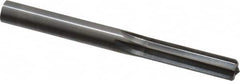 Hertel - 0.338" Solid Carbide 6 Flute Chucking Reamer - Straight Flute, 0.338" Straight Shank, 1-1/4" Flute Length, 3-1/2" OAL - Exact Tooling