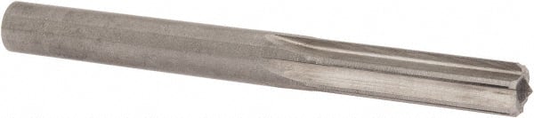 Hertel - 11/32" Solid Carbide 6 Flute Chucking Reamer - Straight Flute, 11/32" Straight Shank, 1-1/4" Flute Length, 3-1/2" OAL - Exact Tooling