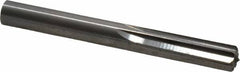 Hertel - 0.367" Solid Carbide 6 Flute Chucking Reamer - Straight Flute, 0.367" Straight Shank, 1-1/4" Flute Length, 3-1/2" OAL - Exact Tooling