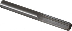 Hertel - 0.383" Solid Carbide 6 Flute Chucking Reamer - Straight Flute, 0.383" Straight Shank, 1-1/4" Flute Length, 3-1/2" OAL - Exact Tooling