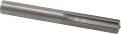 Hertel - 0.471" Solid Carbide 6 Flute Chucking Reamer - Straight Flute, 0.471" Straight Shank, 1-3/8" Flute Length, 4" OAL - Exact Tooling