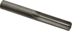 Hertel - 1/2" Solid Carbide 6 Flute Chucking Reamer - Straight Flute, 1/2" Straight Shank, 1-1/2" Flute Length, 4" OAL - Exact Tooling