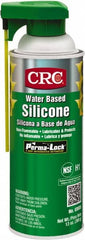 CRC - 16 oz Aerosol Silicone Lubricant - White, 0°F to 400°F, Food Grade - Exact Tooling