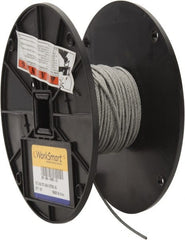 Value Collection - 3/32" Diam, Aircraft Cable - 920 Lb Breaking Strength, 7 x 7 Strand Core - Exact Tooling
