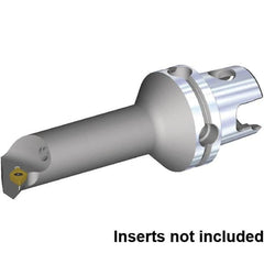 Kennametal - Right Hand Cut, 20mm Min Bore Diam, Size KM40TS Steel Modular Boring Cutting Unit Head - 56.11mm Max Bore Depth, Through Coolant, Compatible with DP.. 070204, DP.. 2151 - Exact Tooling