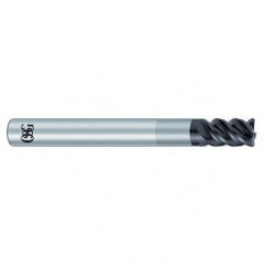 6mm x 6mm x 9mm x 100mm 4Fl 0.5mm C/R Carbide End Mill - WXS - Exact Tooling