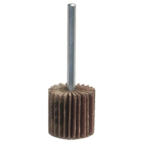 1″ × 5/8″ × 1/4″ Super Finish Flap Wheel 120 Grit Aluminum Oxide - Exact Tooling