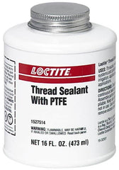 Loctite - 16 Fluid Ounce Brush Top Can, White, Paste Chemical Pipe Thread Sealant - Series 5113 - Exact Tooling