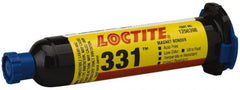 Loctite - 25 mL Cartridge Two Part Acrylic Adhesive - 0.33 min Working Time, 3,100 psi Shear Strength, Series 331 - Exact Tooling
