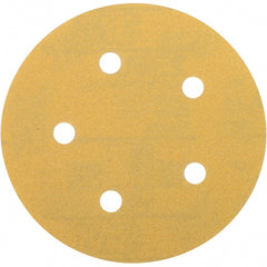 3M - 5" Diam, 180 Grit, Aluminum Oxide Hook & Loop Disc - Fine Grade, Coated, Series 255L - Exact Tooling