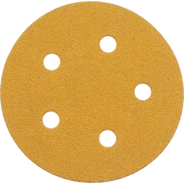 3M - 5" Diam, 150 Grit, Aluminum Oxide Hook & Loop Disc - Fine Grade, Coated, Series 255L - Exact Tooling