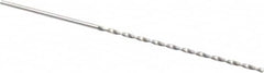 Accupro - #57 130° Parabolic Flute Vanadium High Speed Steel Taper Length Drill Bit - Exact Tooling