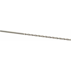 Accupro - #49 130° Parabolic Flute Vanadium High Speed Steel Taper Length Drill Bit - Exact Tooling