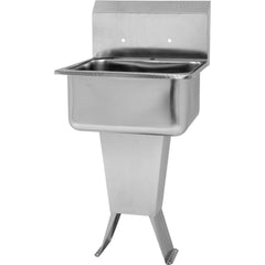 SANI-LAV - Sinks; Type: Floor Mounted Wash Sink ; Outside Length: 21 (Inch); Outside Width: 20 (Inch); Outside Height: 41-1/2 (Inch); Inside Length: 19 (Inch); Inside Width: 16 (Inch) - Exact Tooling