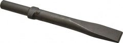 Ingersoll-Rand - 1" Head Width, 9" OAL, 3/4" Shank Diam, Flat Chisel - Round Drive, Round Shank, Steel - Exact Tooling