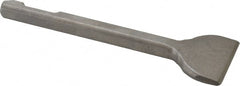 Ingersoll-Rand - 2" Head Width, 7" OAL, 1/2" Shank Diam, Scaling Chisel - CP Shank, Steel - Exact Tooling