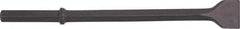 Ingersoll-Rand - 3" Head Width, 14" OAL, 1" Shank Diam, Scaling Chisel - Hex Drive, Hex Shank, Steel - Exact Tooling