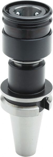 Parlec - BT40 Taper Shank Tension Tapping Chuck - #6 to 1-5/8" Tap Capacity, 4.99" Projection, Size 770 Adapter, Quick Change, Through Coolant - Exact Tooling