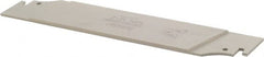Iscar - 1.2598" Blade Height, 0.0984" Blade Width, 5.9055" OAL, Neutral Cut, Single End Indexable Cut-Off Blade - TGFH Blade, Sumo-Grip, Tang-Grip Series - Exact Tooling