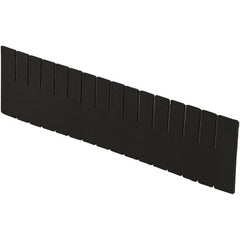 LEWISBins+ - 20-1/4" High, Black Bin Divider - Use with DC3120, Long Side Measures 11.3" Tall - Exact Tooling