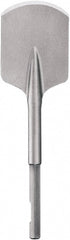 DeWALT - 4" Head Width, 4-1/2" OAL, 3/4" Shank Diam, Spade Chisel - Hex Drive, Hex Shank, Steel - Exact Tooling
