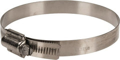 IDEAL TRIDON - SAE Size 512, 4-1/4 to 5-1/8" Diam, Stainless Steel High Torque Worm Drive Clamp - 5/8" Wide, Material Grade 304, Series 60 - Exact Tooling