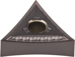 Kennametal - TNMG330.5 MS Grade KCU25 Carbide Turning Insert - AlTiN Finish, 60° Triangle, 3/8" Inscr Circle, 3/16" Thick, 0.008" Corner Radius - Exact Tooling