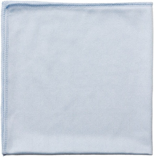 Rubbermaid - Dry Microfiber Wipes - Packet, 16" x 16" Sheet Size, Blue - Exact Tooling