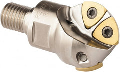 Seco - 32mm Cut Diam, 18.01mm Max Depth of Cut, Indexable Ball Nose End Mill - 40.01mm Head Length, M16 Modular Connection, R218.19 Toolholder, 218.19 160 Insert - Exact Tooling