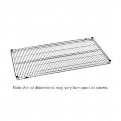 Metro - 30" Wide x 1" High x 21" Long Open Shelving Wire Shelf - Exact Tooling
