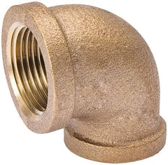 Value Collection - Class 125, 3/4 x 1/2" Internal Pipe, Red Brass 90° Elbow - MPT - Exact Tooling