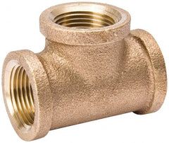 Value Collection - Class 125, 1" Internal Pipe, Red Brass Tee - MPT - Exact Tooling
