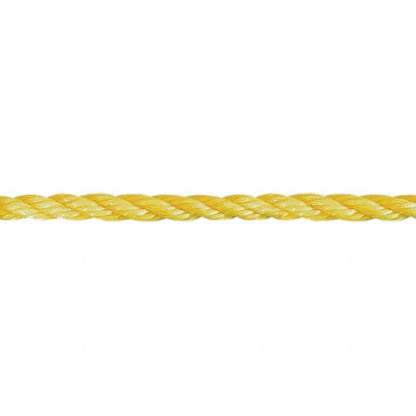 Value Collection - 200' Max Length Polypropylene Twisted Rope - 5/8" Diam, 697 Lb Capacity - Exact Tooling