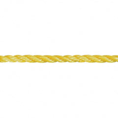 Value Collection - 200' Max Length Polypropylene Twisted Rope - 5/8" Diam, 697 Lb Capacity - Exact Tooling